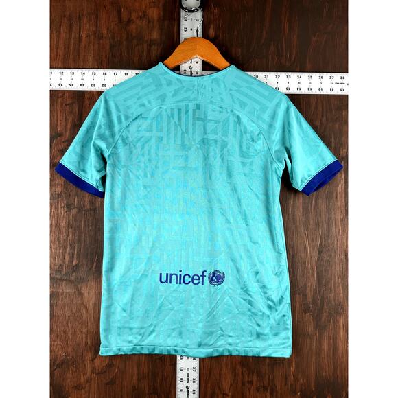 Nike Engineered FC Barcelona Third Jersey 2019-2020 AT2632-310 Youth XL Unicef - Picture 8 of 10